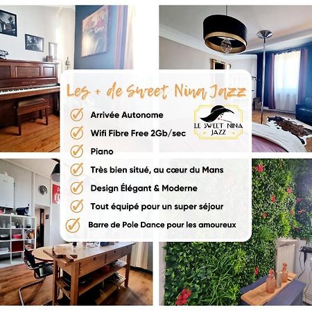 Sweet Nina Jazz Appartement Pour 5 Voyageurs, Situe A La Place De La Republique, Avec Parking Et Lit Queen Size Le Mans Exteriér fotografie