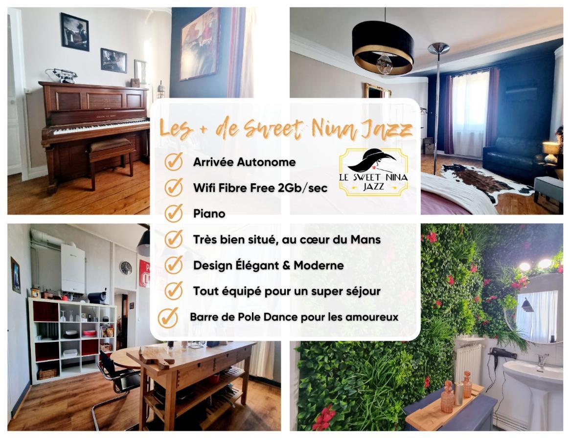 Sweet Nina Jazz Appartement Pour 5 Voyageurs, Situe A La Place De La Republique, Avec Parking Et Lit Queen Size Le Mans Exteriér fotografie